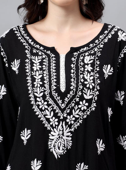 Librose Short Kurta for women| Chikankari Craft| Super soft Modal Fabric