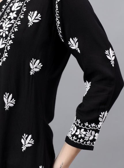 Librose Short Kurta for women| Chikankari Craft| Super soft Modal Fabric