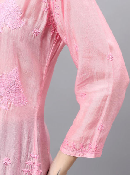Librose Tepchi Short Kurta For women| Chikankari Craft| Muslin Fabric